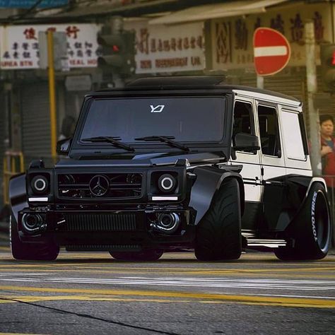 KingPinner BobbyGinnings Jeep Mercedes, Mercedes Jeep, Mercedes Auto, Mercedes G Wagon, Lux Cars, Custom Muscle Cars, Mercedes Benz Classic, Bmw I8, Mercedes Car