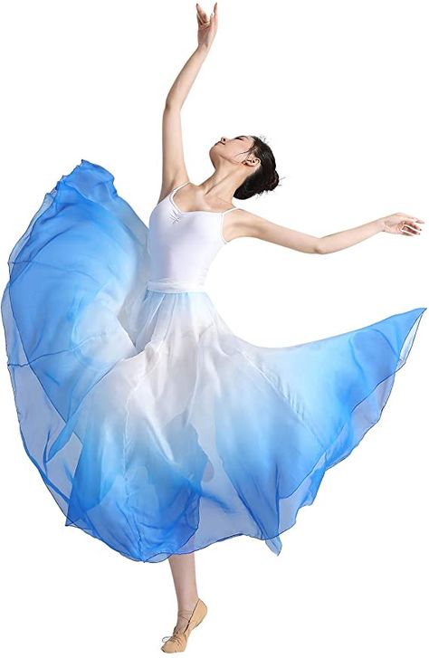 Dance Costumes Long Skirt, Water Dance Costume, Blue Lyrical Dance Costumes, Ballerinas Photography, Blue Dance Costumes, Blue Dance Dress, Blue Ballet Dress, Ballet Clothing, Lyrical Dance Costumes