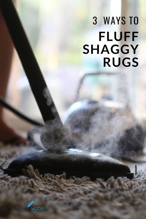 How To Fix Matted Shag Rug, How To Clean Shag Area Rug, Shaggy Rug Bedroom, Shag Rug Living Room, Clean Shag Rug, Fur Rug Living Room, Flooring Types, Rug Fluffy, Living Room Cleaning