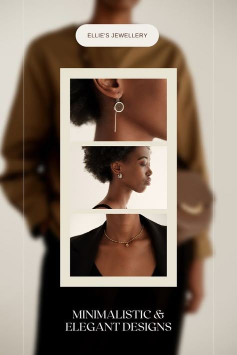 Lookbook Casual, Instagram Branding Design, Jewellery Photography Inspiration, Jewelry Product Shots, Creative Jewelry Photography, Fashion Poster Design, Desain Editorial, Fashion Layout, Instagram Jewelry