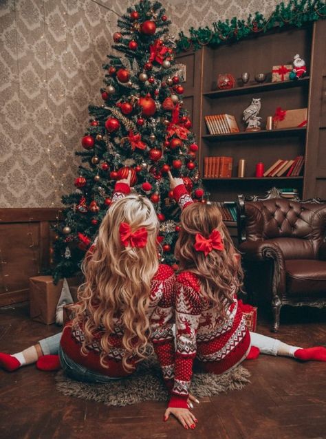 Matching Holiday Outfits, Outfits For Couples, Holiday Christmas, Holiday Outfits, Best Friends, Christmas Tree, Christmas, Red