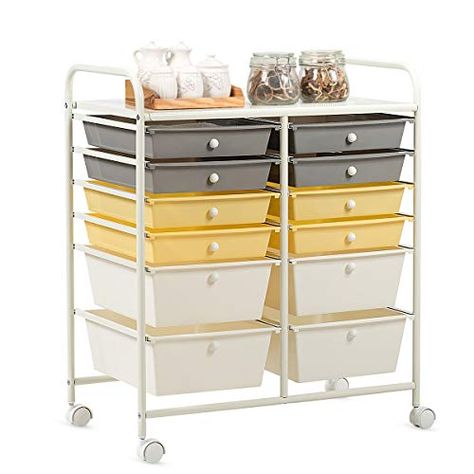 Cart Organizer, Rolling Drawers, Drawer Cart, Craft Cart, Organization Cart, Rolling Utility Cart, Art Supplies Storage, Rolling Storage Cart, Arts And Crafts Furniture