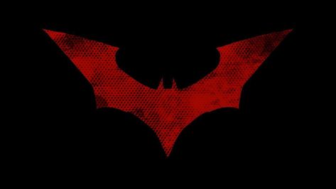 Batman Beyond Logo, Batfam Wallpaper, Kane Aesthetic, Heath Ledger Joker Wallpaper, Batman Animation, Batman Core, Batman Sign, Batman Movie Posters, Red Batman