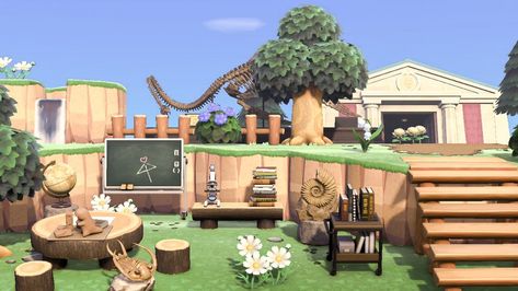 Acnh Museum, Acnh Cottagecore, Ac New Leaf, Animal Crossing Qr Codes Clothes, Animal Crossing Villagers, Outdoor Classroom, New Animal Crossing, Animal Crossing Game, Island Design