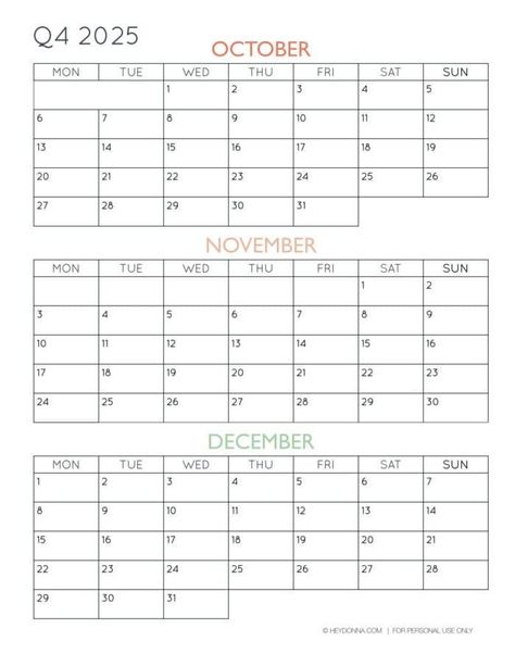 2025 3-Month Quarterly Calendar Printables – FREE Bujo 2025, 3 Month Calendar, 2025 Journal, Quarterly Calendar, Aesthetic Journaling, Free Planner Templates, Library Signs, Computer Basic, Monthly Calendars