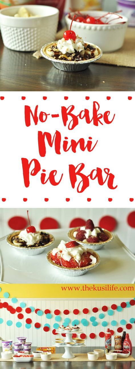 Make Your Own Pie Bar, Cute As Pie Birthday, Mini Pie Bar Ideas, Pie Bar Ideas, Mini Pie Bar, Pie Party Ideas, Marketing Goodies, Event Appetizers, Ra Activities