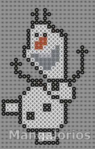 Olaf Perler Bead Pattern, Perler Beads Pattern, Harry Potter Perler Beads, Christmas Perler Beads, Pony Bead Projects, Melty Bead Patterns, Easy Perler Beads Ideas, 3d Perler Bead, Beads Pattern