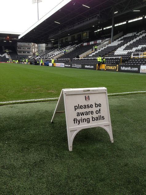 I love the sign Craven Cottage Craven Cottage, Fulham Fc, English Football, Old And New, Soccer Field, Favorite Places, Cottage, I Love, Football