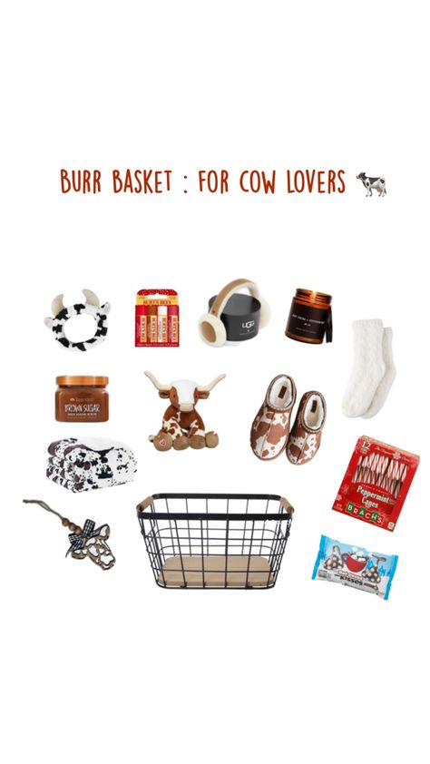 Burr basket Burts Bees, Gift Basket, Time Of The Year, Gift Baskets, Peppermint, Cow, The Year, Gifts