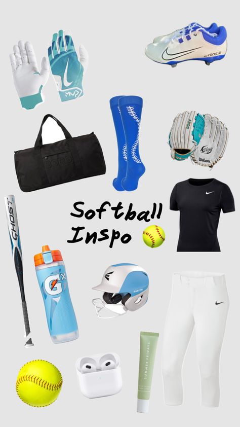 Softball Fit Inspo #softball #softballfitinspo #fitinsoo #fyp #shufflefyp Softball Aesthetic Outfit, Softball Tryouts Outfit, Softball Fits, Softball Gear, Dream Birthday, Softball Outfits, Softball Equipment, Softball Season, Baseball Stuff