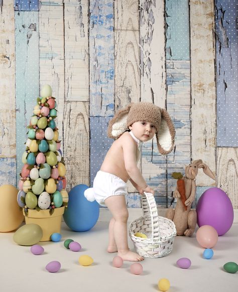 Easter Photoshoot, Toddler Photoshoot, Toddler Photos, Toddler Easter, Easter Photos, Digital Backdrops, Children Photography, Toddler Boys, Baby Mobile