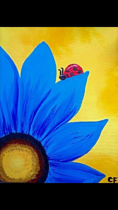 Canvas painting ideas from Paint Nite Akvarel Illustration, Easy Flower Painting, Paint Nite, Simple Canvas Paintings, Soyut Sanat Tabloları, Easy Canvas Painting, Spring Painting, Tableau Art, 수채화 그림