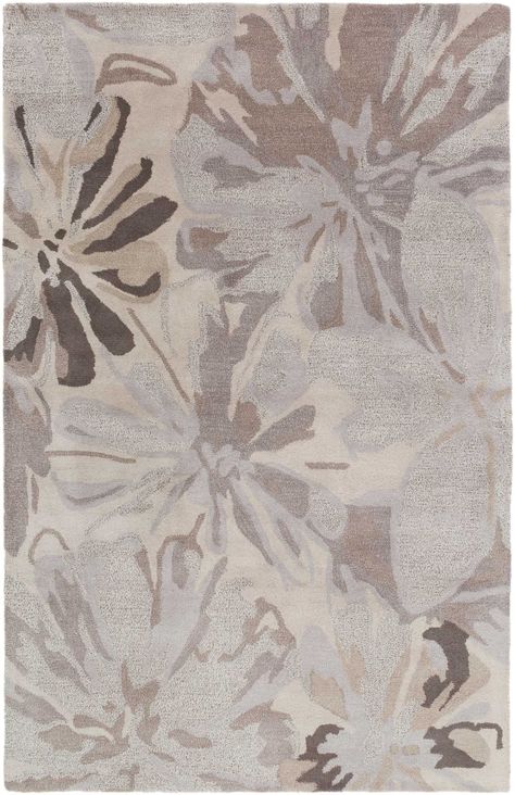 Athena ATH5135 Rug Decorating Room Ideas, Tropical Area Rugs, Decorating Room, Carpet Designs, Carpet Texture, Grey Flowers, Carpet Rugs, Rug Direct, Transitional Area Rugs