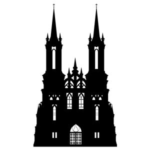 Gothic Castle Silhouette Gothic Silhouette, Gothic Castle Tattoo Design, Castle Svg, Goth Castle, Gothic Castle Silhouette, Castle Vector, Castle Silhouette, Gothic Mansion, Castle Tattoo