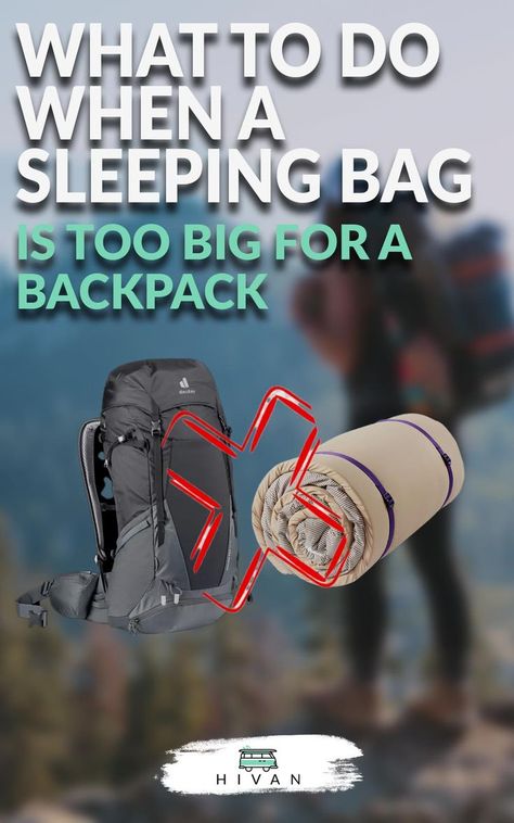 Big sleeping bags are almost always more comfortable, but they’re not the easiest solution for backpacking. If you want to fit your sleeping bag into a backpack but you’re having trouble, it can be frustrating and overwhelming. Today, you’ll learn how to pair almost any sleeping bag with your backpack. Backpacking Sleeping Bag, Sleeping Bags, Cool Backpacks, Sleeping Bag, Backpacking, Sleep, Backpacks