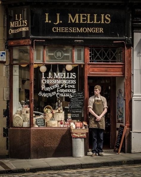 Old Bakery, Old Market, Cheese Shop, Shop Fronts, Shop Front, England And Scotland, Cafe Shop, Edinburgh Scotland, Store Front