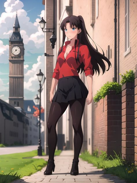 Rin Tohsaka Fanart, Rin Fate Stay Night, Fate Gudako, Fate Rin, Fate Stay Night Rin, Type Moon Anime, Rin Tohsaka, Tohsaka Rin, Fate Stay Night Series