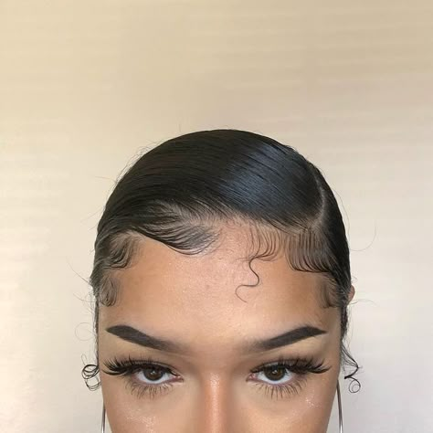 Babyhairs Edges Wig, Babyhair Edges Styles, Edges On Straight Hair, Edges Inspiration, Peinados Con Baby Hair, Edges Aesthetic, Cute Edges, Pretty Edges, Dramatic Edges