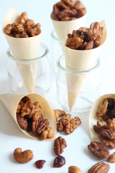 Gift This! Easy Spiced Party Nuts | Sprinkle Bakes Party Nuts Recipe, Sushi Appetizer, Mini Sushi, Grazing Platter, Nuts Gift, Spiced Drinks, Fund Raiser, Open Mic, Nut Recipes