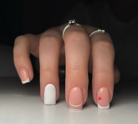 Square Oval Nails, Hello Nails, Subtle Nails, Simple Gel Nails, Casual Nails, Coat White, Design Nails, Nails Only, Round Nails