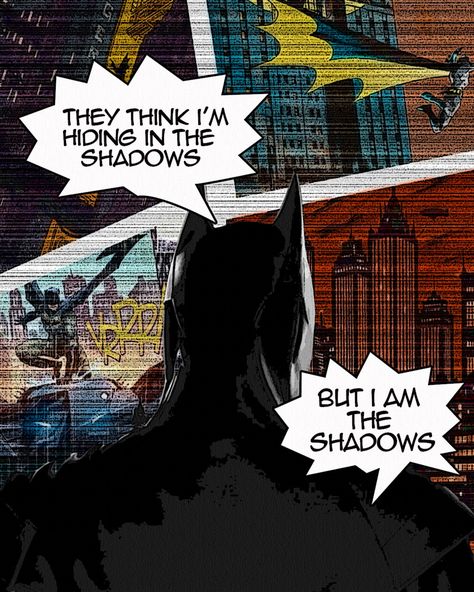 Batman In The Shadows, Hiding In The Shadows, Batman Quotes, I Am Batman, Music Recommendations, Batman Universe, In The Shadows, The Shadows, Phone Wallpapers