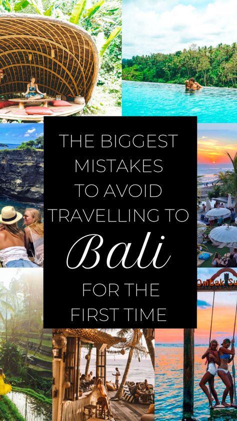 The 10 Biggest Mistakes People Make When Traveling to Bali for the First Time - JetsetChristina How To Plan A Trip To Bali, Trip To Bali Travel Guide, Bali Best Places, Bali Itenary 5 Days, Best Time To Visit Bali, Bali On A Budget, Bali Itinerary 1 Month, Things To Do Bali, Must See Bali