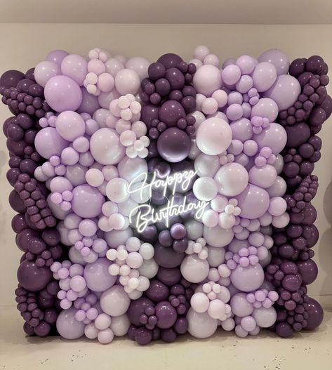 Organic Balloon Design w/ Jenee’ ✨ (@jpdevents) • Instagram photos and videos Balloon Garland Purple, Purple Balloon, Small Purple Balloon Garland, Balloon Walls, Purple Shade Balloon Garland, Light Pink And Purple Balloon Garland, Purple Double Stuffed Balloons, Birthday Event Ideas, Mini Garland