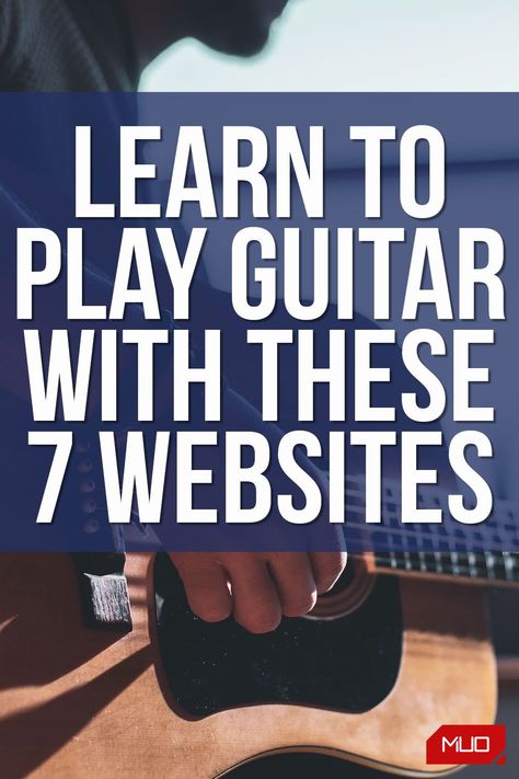 Knowing how to play an instrument is a great creative skill, so why not pick up the guitar? These websites will aid you on your learning journey. Free Guitar Learning Apps, Learning To Play Guitar, How To Play Guitar, Guitar Knowledge, Guitar Teaching, Free Guitar Lessons, Basic Guitar Lessons, Guitar Books, Music Theory Guitar