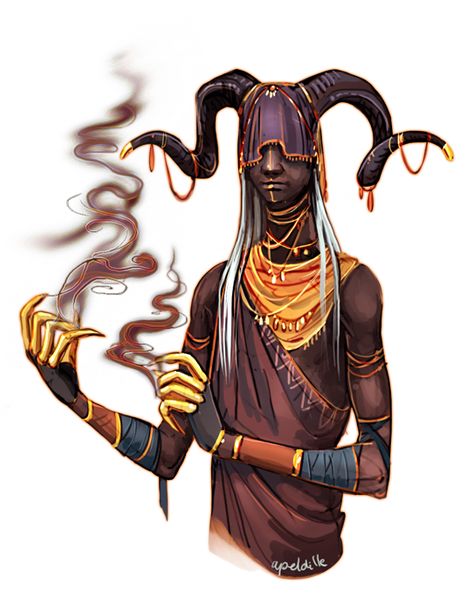 Men of Color In Fantasy Art en Tumblr Dao Genie, Desert Wasteland, Interesting Characters, African Mythology, Alien Concept, Alien Concept Art, Demon Art, Black Artwork, Afro Art