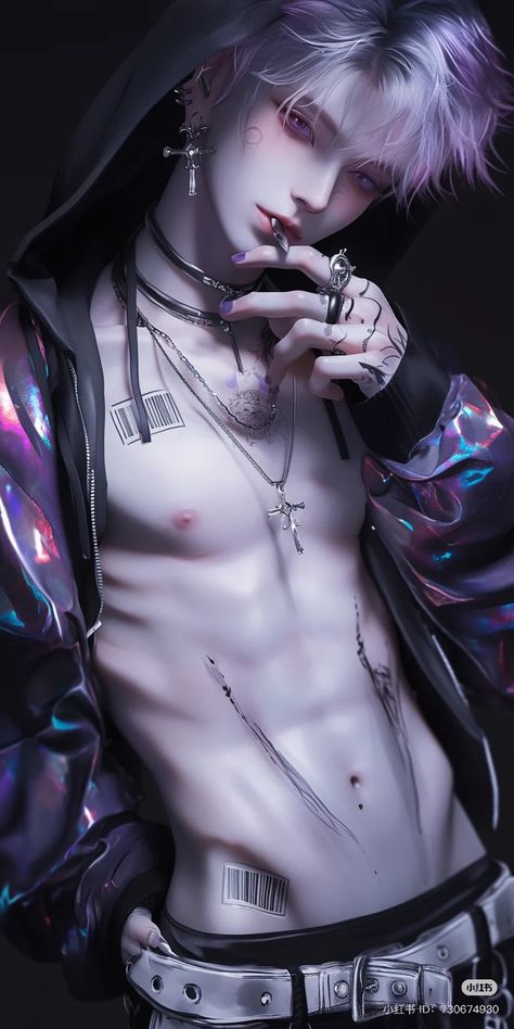 Goth Boy Art, Best Anime Series, Arte Monster High, The Best Anime, The Promised Neverland, Dark Anime Guys, Best Anime, Anime Guys Shirtless, Cute Asian Guys