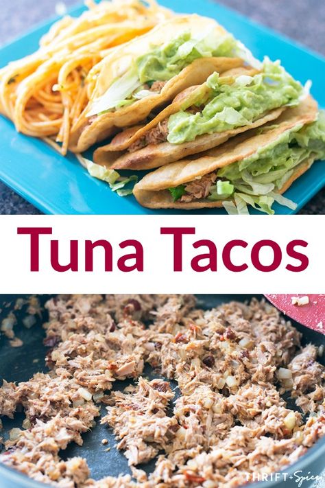 Tuna Fish Tacos Recipes, Tuna Salad Tacos, Mexican Tuna Recipes, Tuna Mexican Style, Tuna Tacos Recipe Canned, Canned Tuna Tacos, Tuna Taquitos, Tuna Fish Tacos, Tuna Tacos Recipe