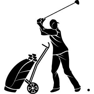 Golf Player Vector Image Golf Vector, Wood Discs, Used Golf Clubs, Golf Art, Wood Burning Patterns, Sports Graphics, Golf Player, Cricut Designs, Kirigami