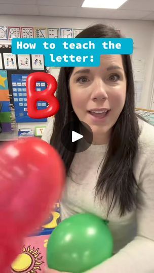 6.7K views · 277 reactions | Explore how we teach the letter B in our preschool class! First, we explicitly teach its recogn | Explore how we teach the letter B in our preschool class! First, we explicitly teach its recognition, sound, and handwriting using the Handwriting... | By Preschool Vibes | Teach your child the letter B.
This is my favorite interactive activity when I'm teaching my
preschoolers the letter B. So we have our bat and our ball
and every student is going to get a chance after we've
learned the letter. They're going to get the bat and I'm
going to toss them the ball. Before I toss it they have to
say B says and I toss it. B says B says here's my letter
wall. So first we're going to talk about how the capital
letter B is made. It's made with one big line and two
little cu Letter B Activities For Kindergarten, Letter B Crafts For Preschoolers, Letter B Activities For Preschool, Preschool Letter B, Preschool Vibes, Letter B Activities, Phonic Games, Print Awareness, The Letter B