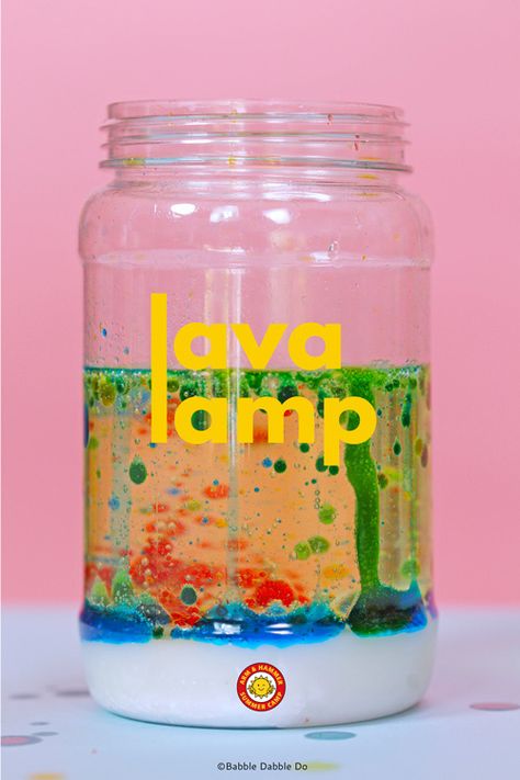 How To Make A DIY Lava Lamp With Baking Soda - Babble Dabble Do Lava Lamp For Kids, Diy Lava Lamp, Lava Lamp Experiment, Baking Soda Experiments, Homemade Lava Lamp, Make A Lava Lamp, Babble Dabble Do, Kids Craft Box, Baking Powder Uses