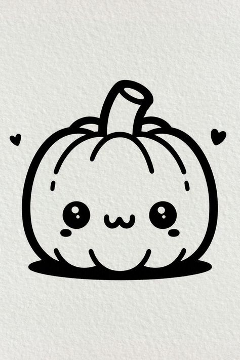 Easy Cute Pumpkin Drawing Pumpkin Drawing Easy, Cute Pumpkin Drawing, Pumpkin Drawings, Thanksgiving Drawings, Pumpkin Tattoo, Pumpkin Drawing, Pumpkin Illustration, Thanksgiving Craft, Bus Route