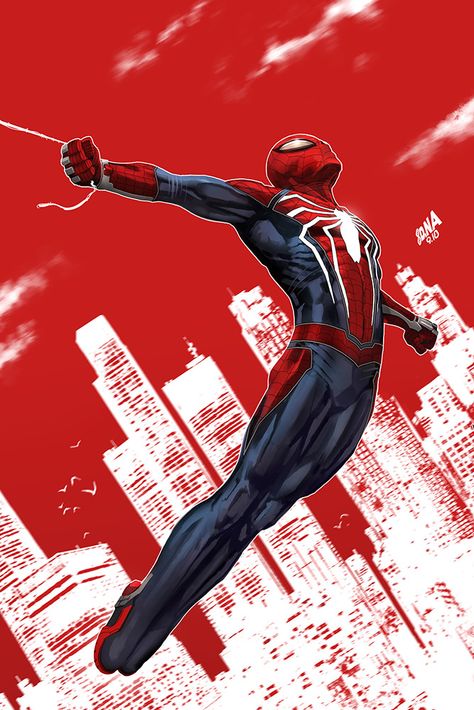 David Nakayama, Ultimate Marvel, Spiderman Ps4, Spiderman Comic, Spider Woman, Marvel Comics Art, American Comics, Spiderman Art, Amazing Spiderman