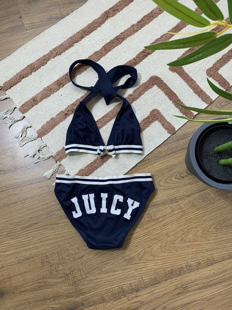 VINTAGE JUICY COUTURE BEACH 2000s SWIMSUIT Juicy Couture Swimsuit, 2000s Swimsuit, Vintage Juicy Couture, Beach Bunny, Other Woman, Christmas Wishlist, Luxury Vintage, Accessories Shop, Juicy Couture