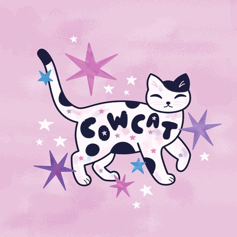 A cute little cow cat to wish you a happy Friday! 🐱🐄 #cowcats #cowcatsclub #catillustration #catart #catloversclub #happyart #cuteart #cuteartstyle #illustratorlife #creativewomen #womenwhodraw #womenofillustration #illustrationartists Cow Illustration, Cow Cat, Happy Art, Cute Art Styles, Illustration Artists, Cat Illustration, Happy Friday, Creating Art, Cat Art