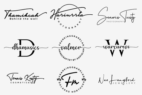 I will design scripted, signature, cursive, handwriting logo #ad , #signature#scripted#design#logo Jewelry Logo Inspiration, Special Logo, Cursive Logo, Handwriting Logo, Signatures Handwriting, Signature Logo Design, Handwritten Logo, Calligraphy Logo, Simple Logo Design