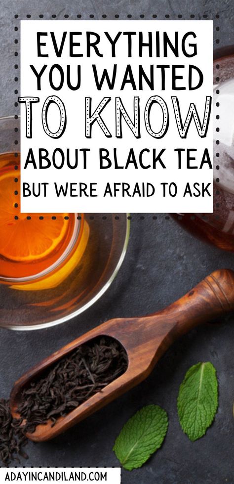 Black Tea Latte Recipe, Iced Black Tea Recipe, Pagan Food, Black Tea Recipe, Tea Blends Recipes, Milk Tea Recipes, Tea Drink Recipes, Black Tea Blends, Tea Varieties