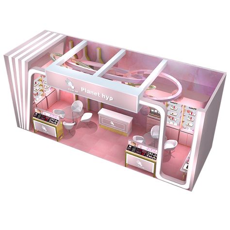 Wholesale Cosmetic Shop Interior Counter Design Store Furniture Decoration From m.alibaba.com Candy Booth, Digital Exhibition, Event Booth Design, Beauty Expo, Exhibition Stall Design, Nail Store, Event Booth, Store Furniture, Exhibition Stall