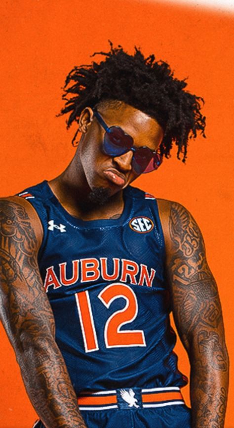 Auburn Basketball Wallpaper, Auburn Basketball, Tigers Basketball, Basketball Highlights, School Basketball, Basketball Wallpaper, Pose References, Auburn Tigers, Media Content