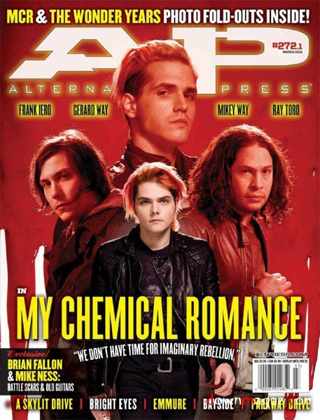 Looks like the cover of an old sci-fi movie. Love it. Mike Ness, Battle Scars, I Love Mcr, Ur Mom, Wonder Years, Mikey Way, Musical Band, Frank Iero, Music Magazines