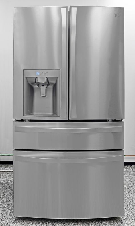 Kenmore Elite 72483 Refrigerator Review - Reviewed French Refrigerator, Hacienda Kitchen, Two Door Refrigerator, Frigidaire Refrigerator, Door Upgrade, Design Remodel, French Door, French Door Refrigerator, French Doors