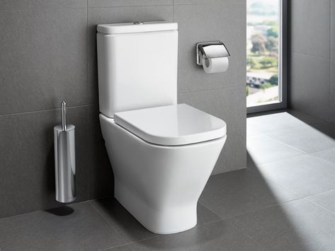 Self Cleaning Toilet, Wall Toilet, Small Toilet, Back To Wall Toilets, Toilet Design, Bathroom Suite, Family Bathroom, Toilet Cleaning, One Piece Toilets