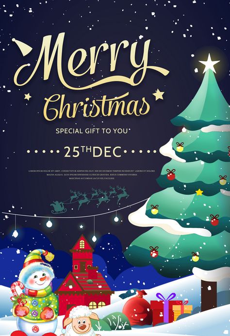 merry christmas winter party poster#pikbest#Templates Christmas Event Poster Graphic Design, Christmas Event Poster, Party Design Poster, Event Brochure, Christmas Party Poster, Merry Christmas Poster, Graphic Shapes Design, Merry Christmas Background, Special Christmas Gift