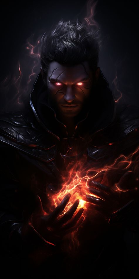 The evil mage that everyone fears. Dark Sorcerer Male, Male Villain Aesthetic, Dark Wizard, Dark Fantasy Artwork, Evil Villains, Characters Inspiration Drawing, Fantasy Portraits, Fantasy Pictures, Fantasy Story