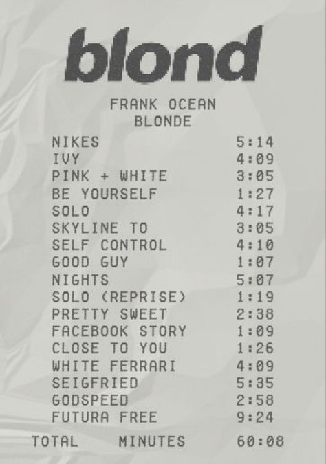 Frank Ocean Vinyl, Rnb Aesthetic, Frank Ocean Wallpaper, Ocean Iphone, Channel Orange, Blonde Aesthetic, White Ferrari, Bedroom Wall Collage, Home Design Diy