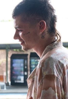 Mens Rat Tail Haircut, Babyteeth 2019 Movie, Teeth Movie, Rat Tail Haircut, Toby Wallace, Joy Crookes, Windows To The Soul, Mullet Haircut, Rat Tail