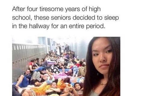 Funny Senior Pranks, School Pranks, Senior Pranks, April Fools Pranks, School Humor, Hysterically Funny, Funny Pranks, Internet Funny, Really Funny Pictures